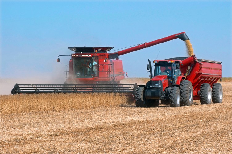 análise de óleo em máquina agrícola